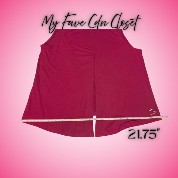 Fuchsia Pink Beach body Tank Top**Ladies XL - Picture 7 of 11